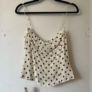 New Reformation Polka Dot Cami